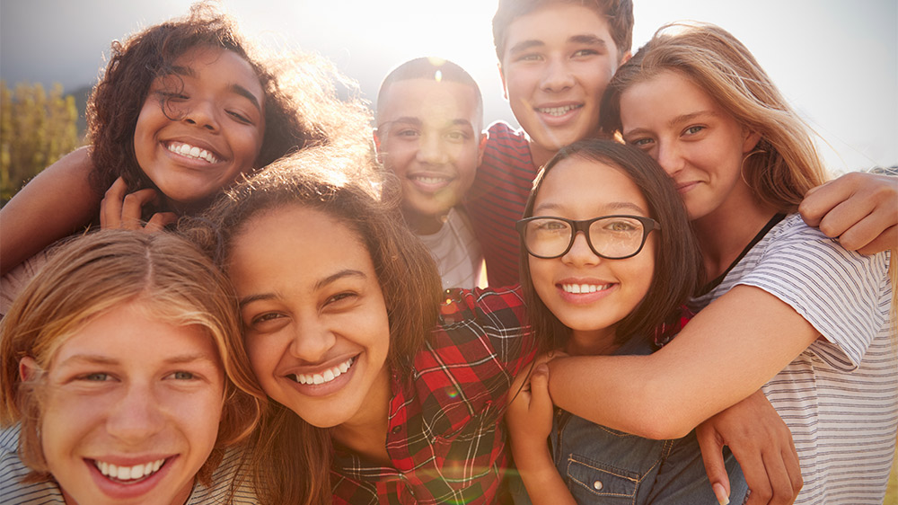Smiling kids